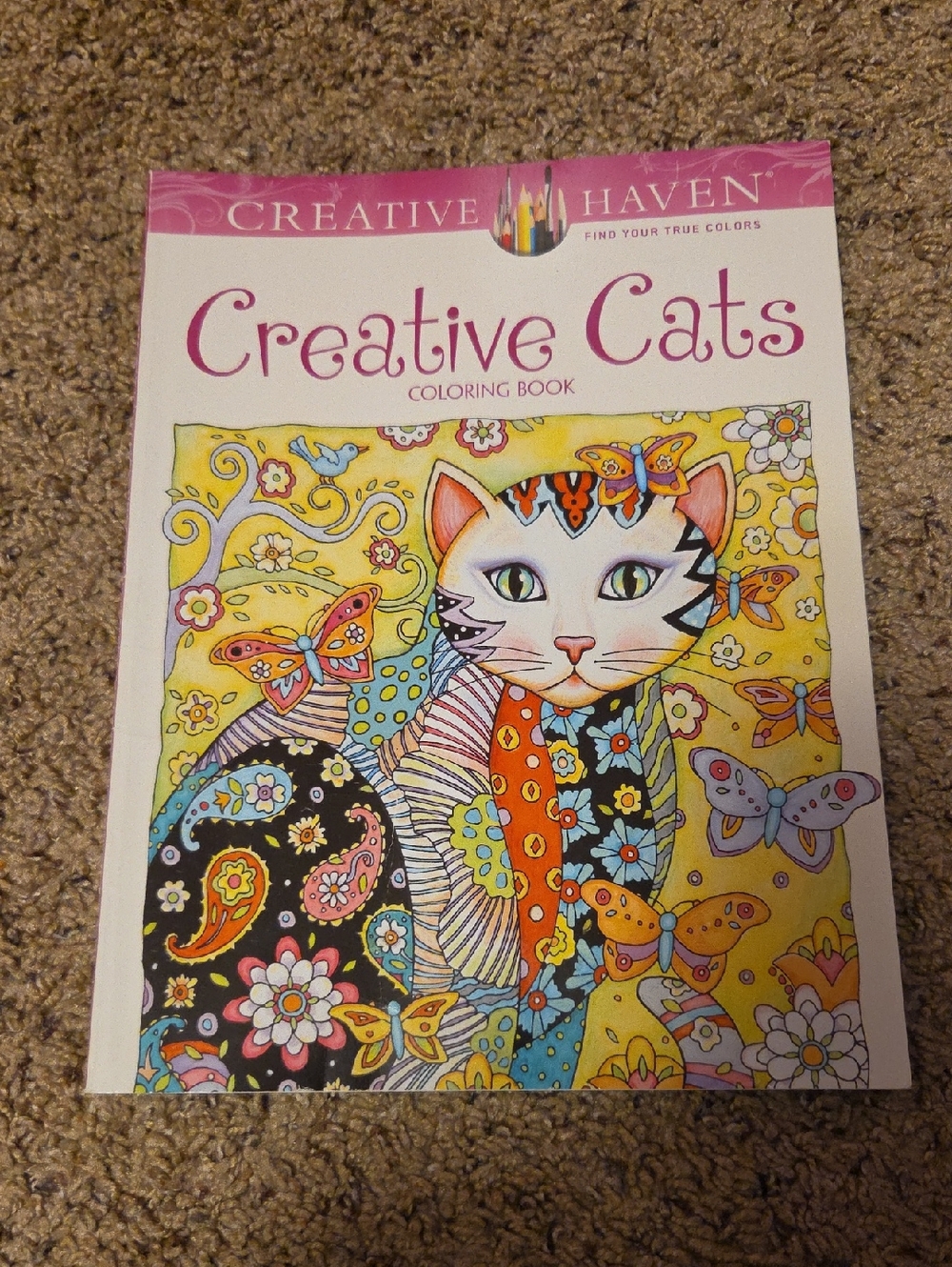 Creative Cats Coloring Book - Used (Read Description)